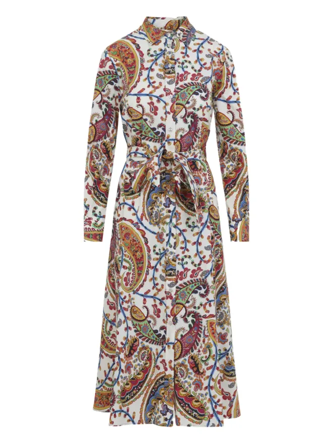 ETRO ETRO ペイズリーパターン ミディ丈シャツドレスの商品画像