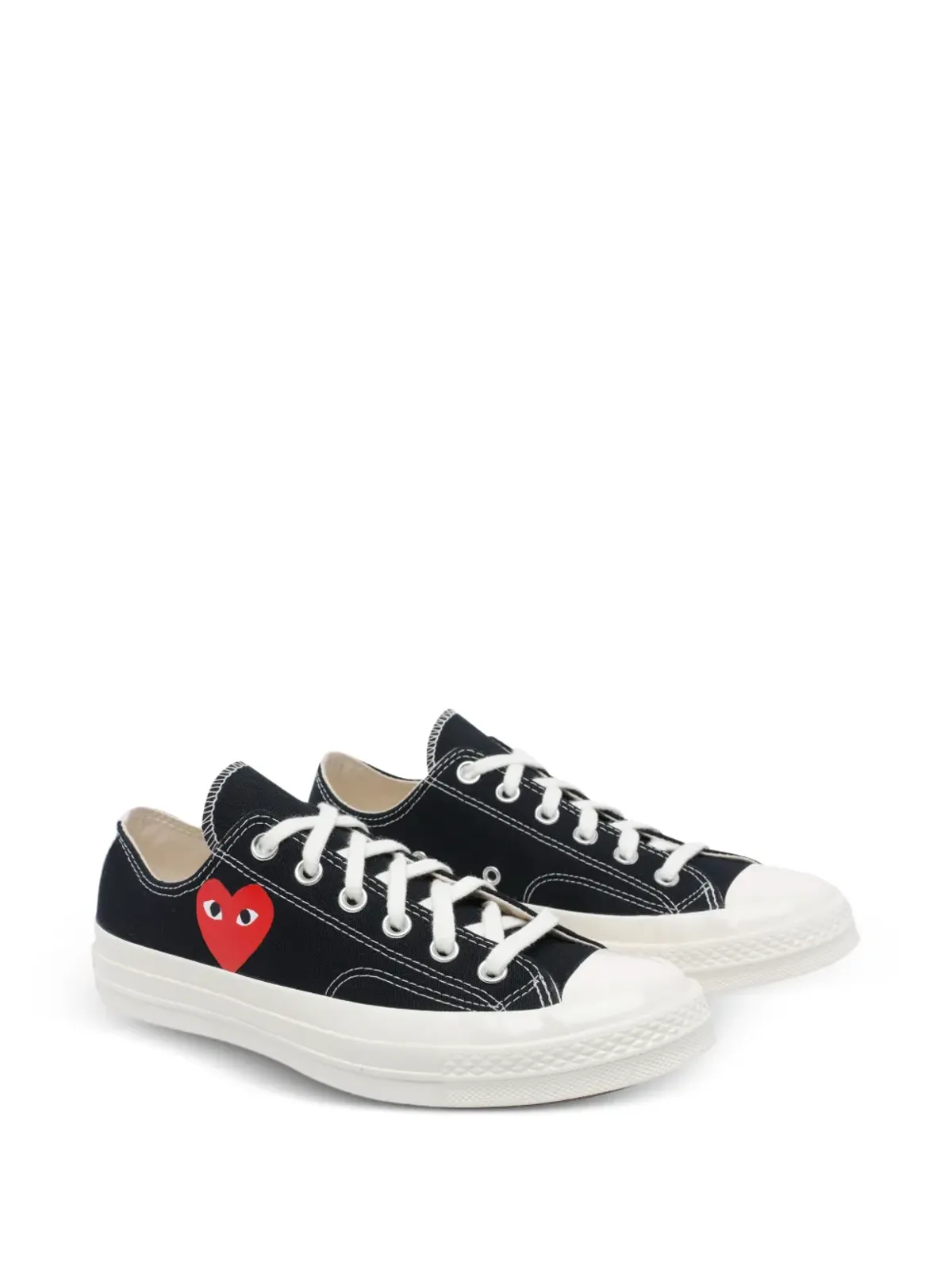Comme Des Garçons Play x Converse チャック70 ハートロゴ スニーカー - ブラック - 画像2