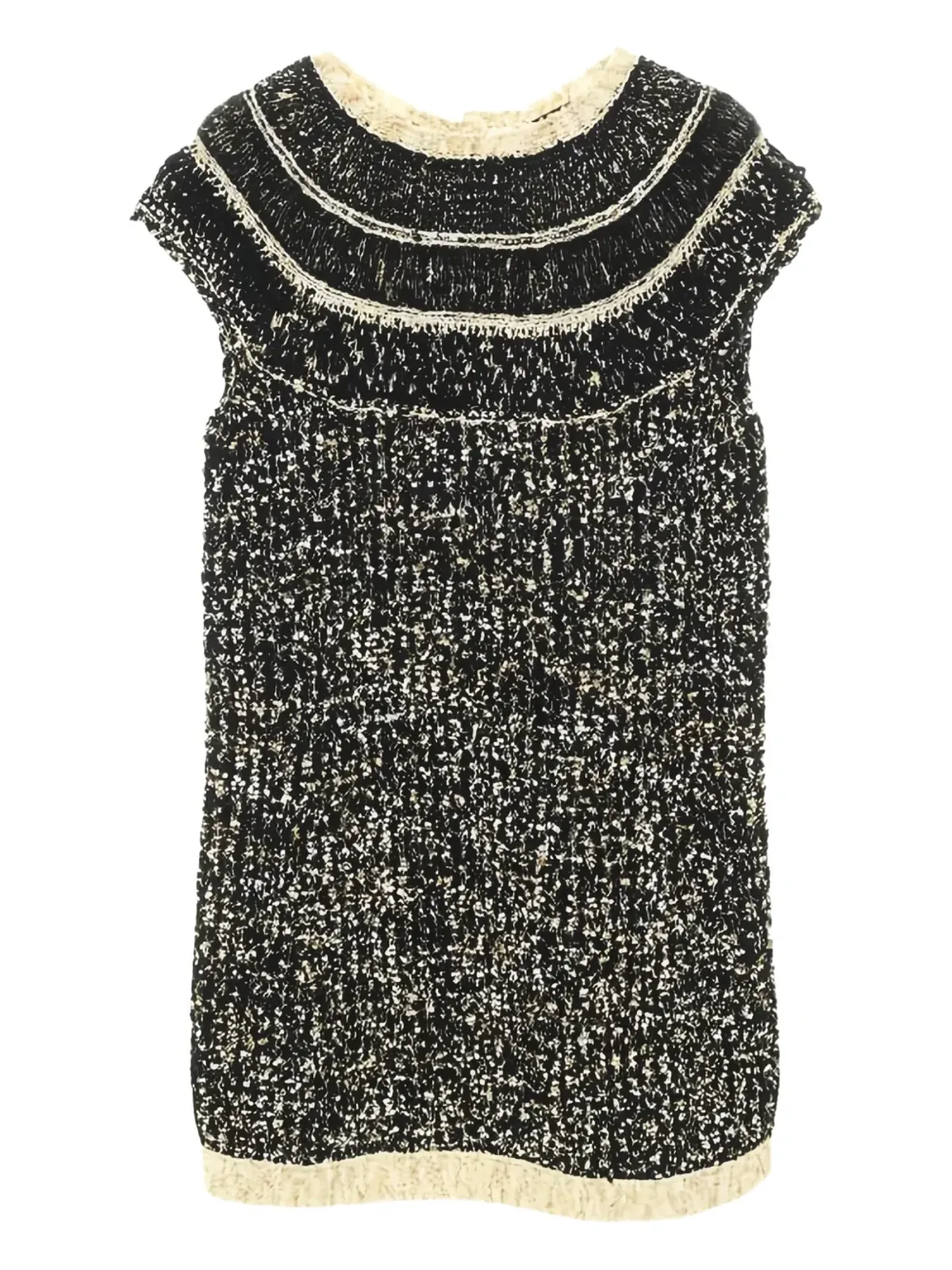 CHANEL Pre-Owned 1986-1988 半袖ニットドレス - 画像1