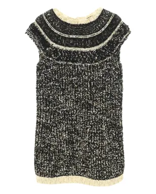 CHANEL Pre-Owned 1986-1988 半袖ニットドレス - サムネイル1