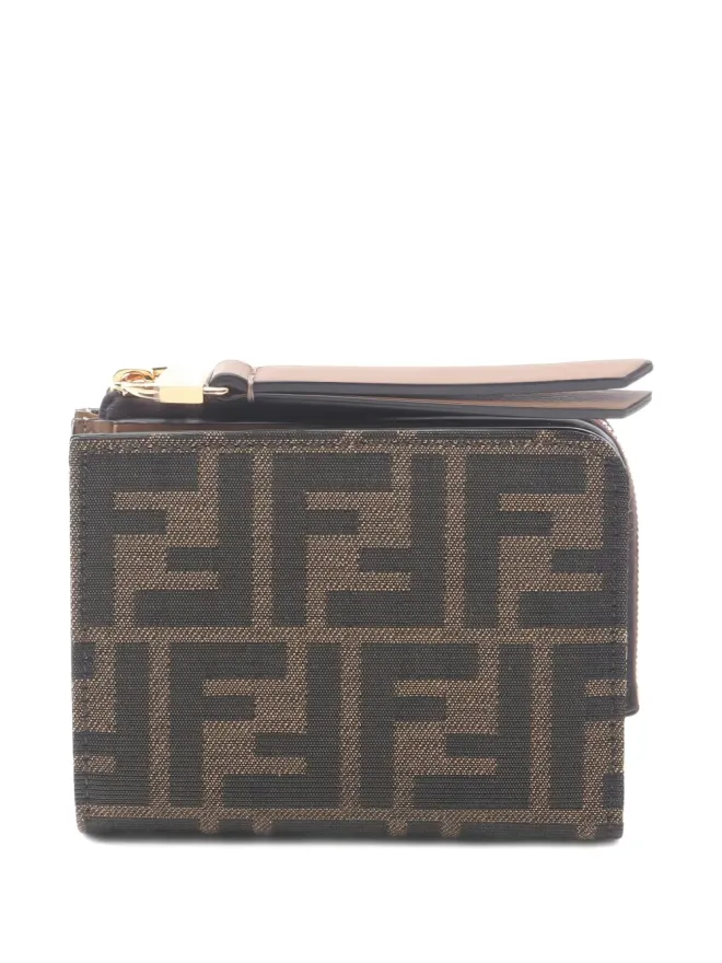 Fendi Pre-Owned Fendi Zucca 二つ折り財布 - ブラウンの商品画像