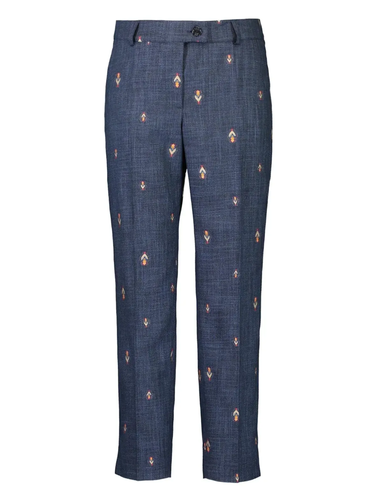 MAISON COMMON tulip-embroidered trousers - 画像1