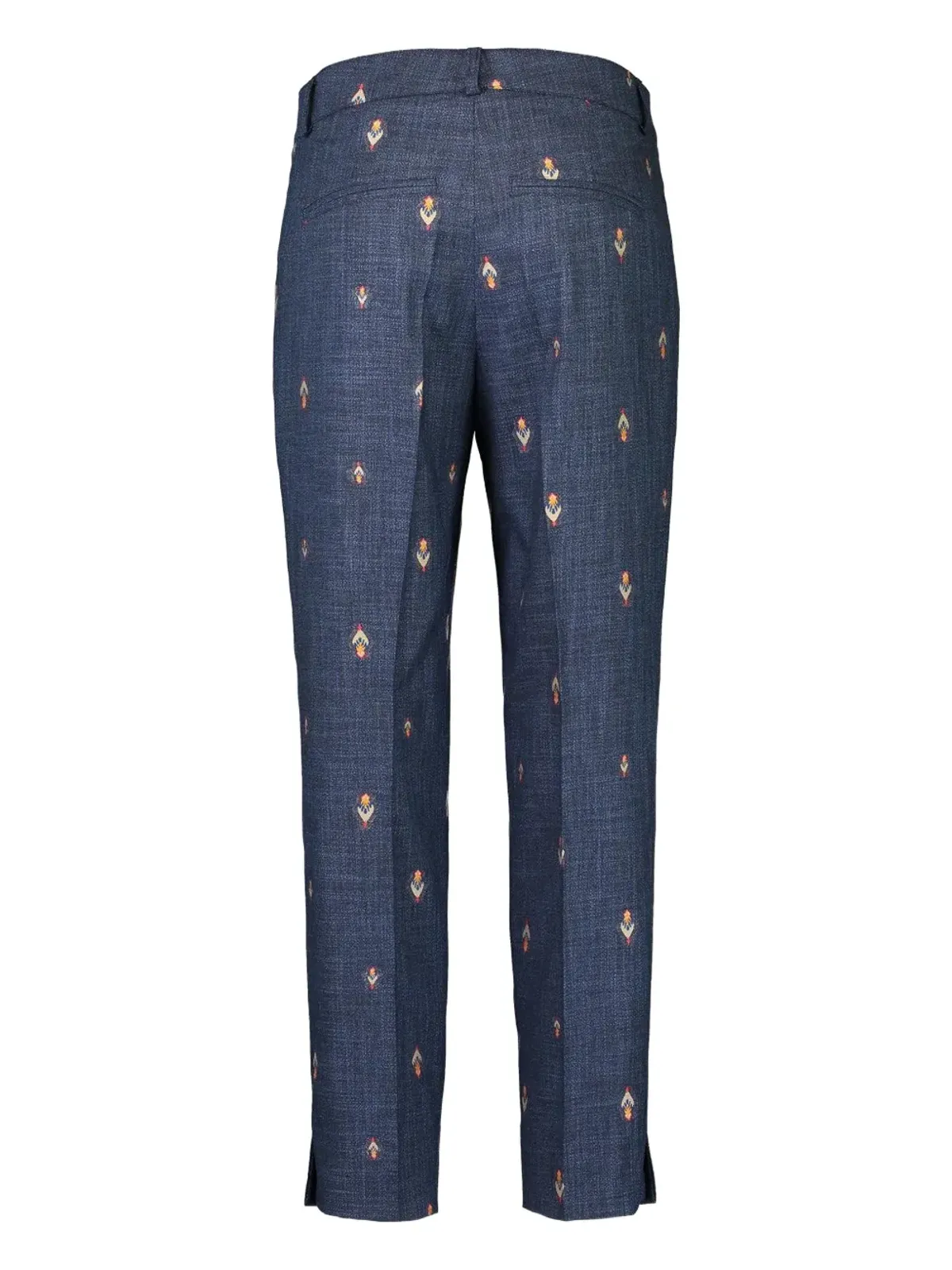 MAISON COMMON tulip-embroidered trousers - 画像2