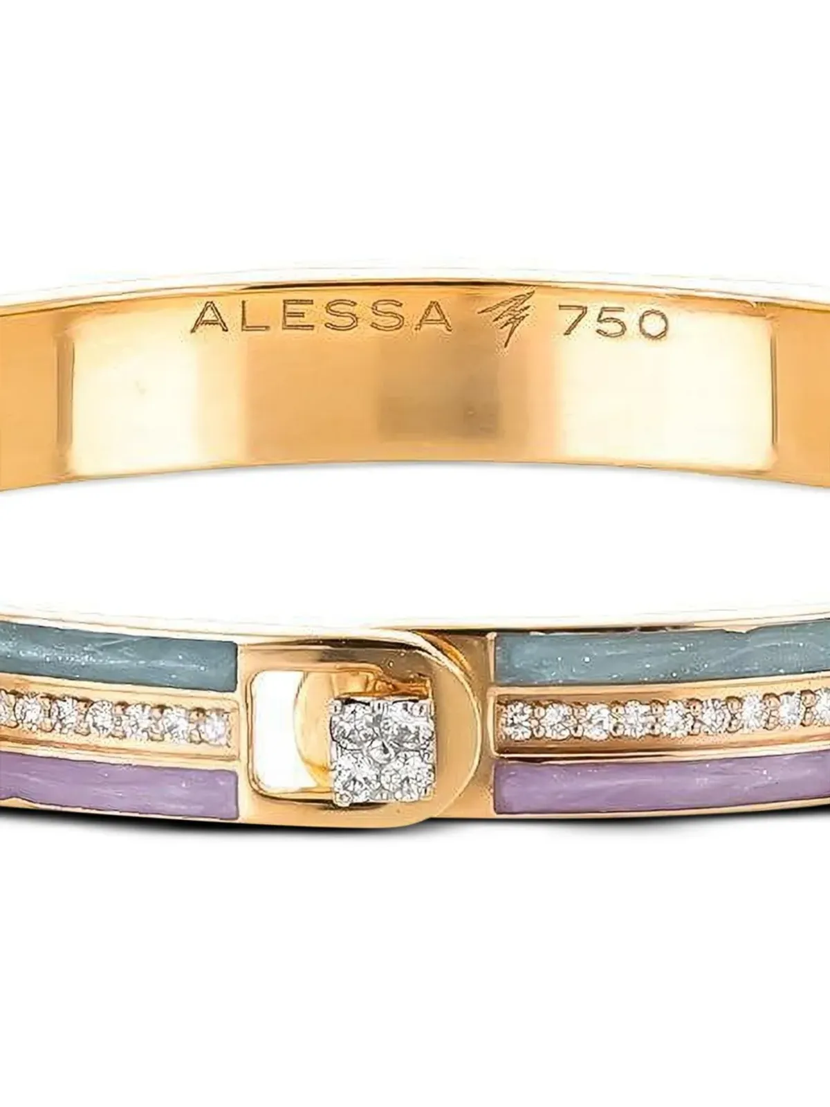 Alessa Jewelry ダイヤモンドブレスレット - ゴールド - 画像2