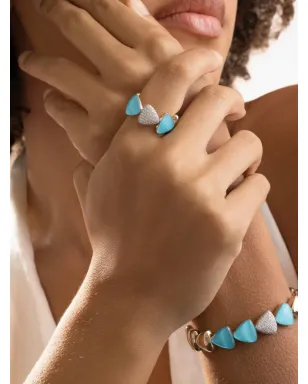 VHERNIER Freccia マルチストーンリング - サムネイル2