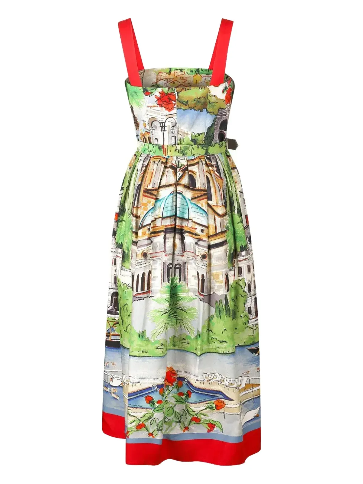 Rani Arabella Poet Printed Maxi Dress - Green - 画像2
