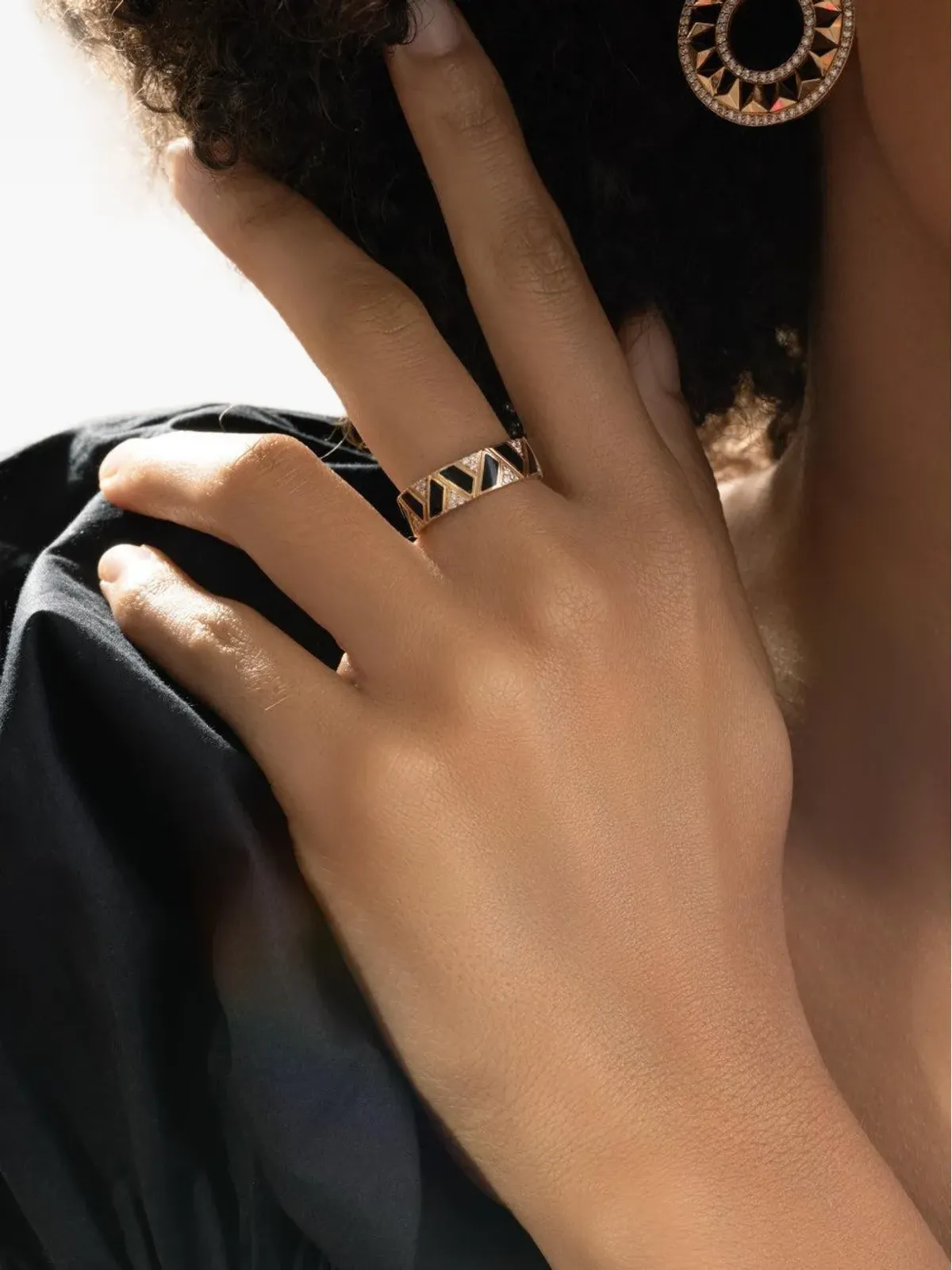 Alessa Jewelry ダイヤモンド バイナリ リング - 画像2