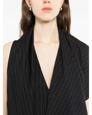 Moohong ストライプ柄マキシドレス - サムネイル5