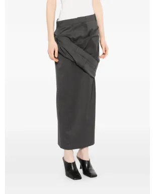 Moohong レイヤード ミディスカート - サムネイル3