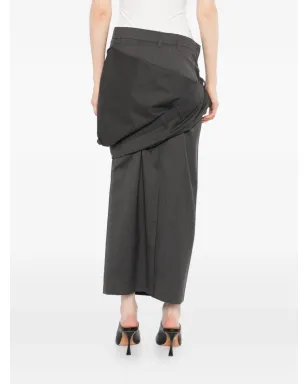 Moohong レイヤード ミディスカート - サムネイル4