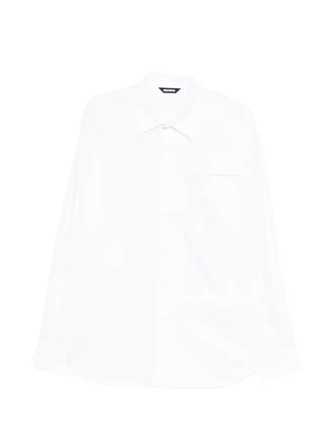 Moohong Moohong カットアウト長袖シャツの商品画像