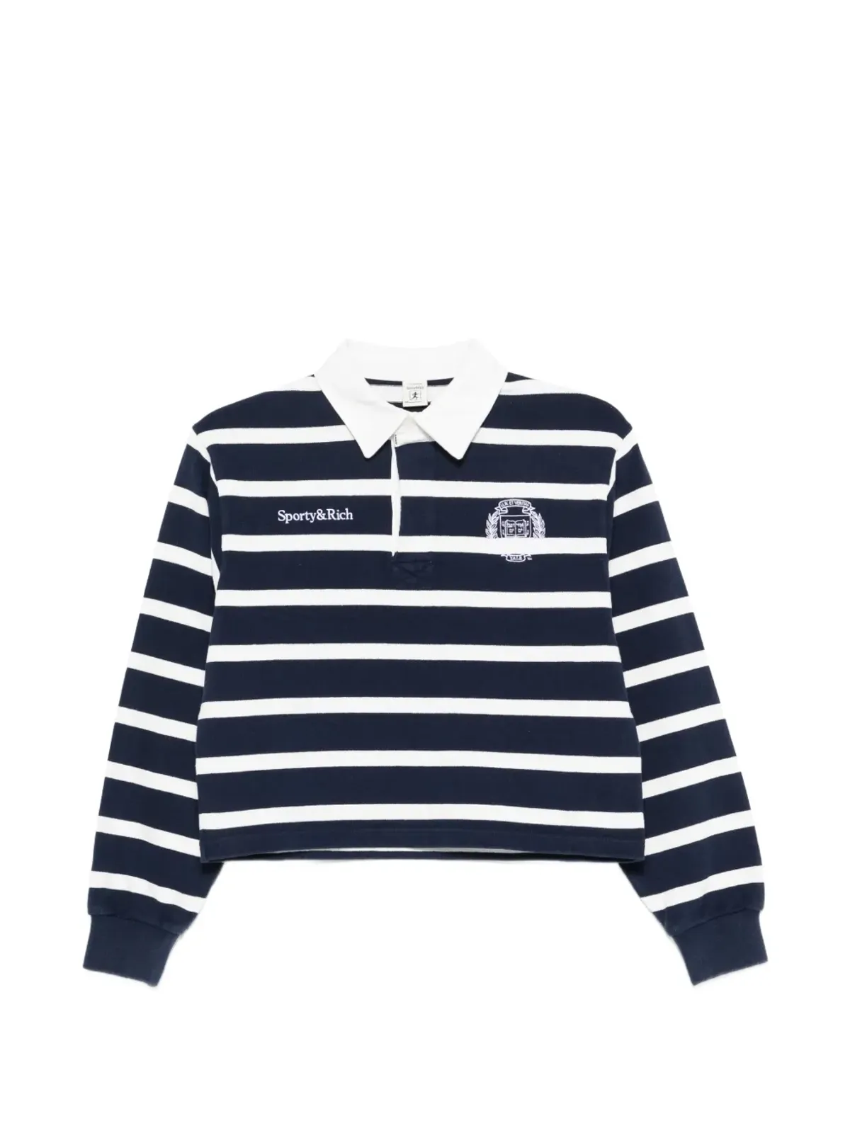 Sporty & Rich ブロンディストライプポロトップ - 画像1