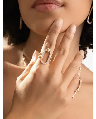 Alessa Jewelry エナジー ダイヤモンドリング ピンク - サムネイル2
