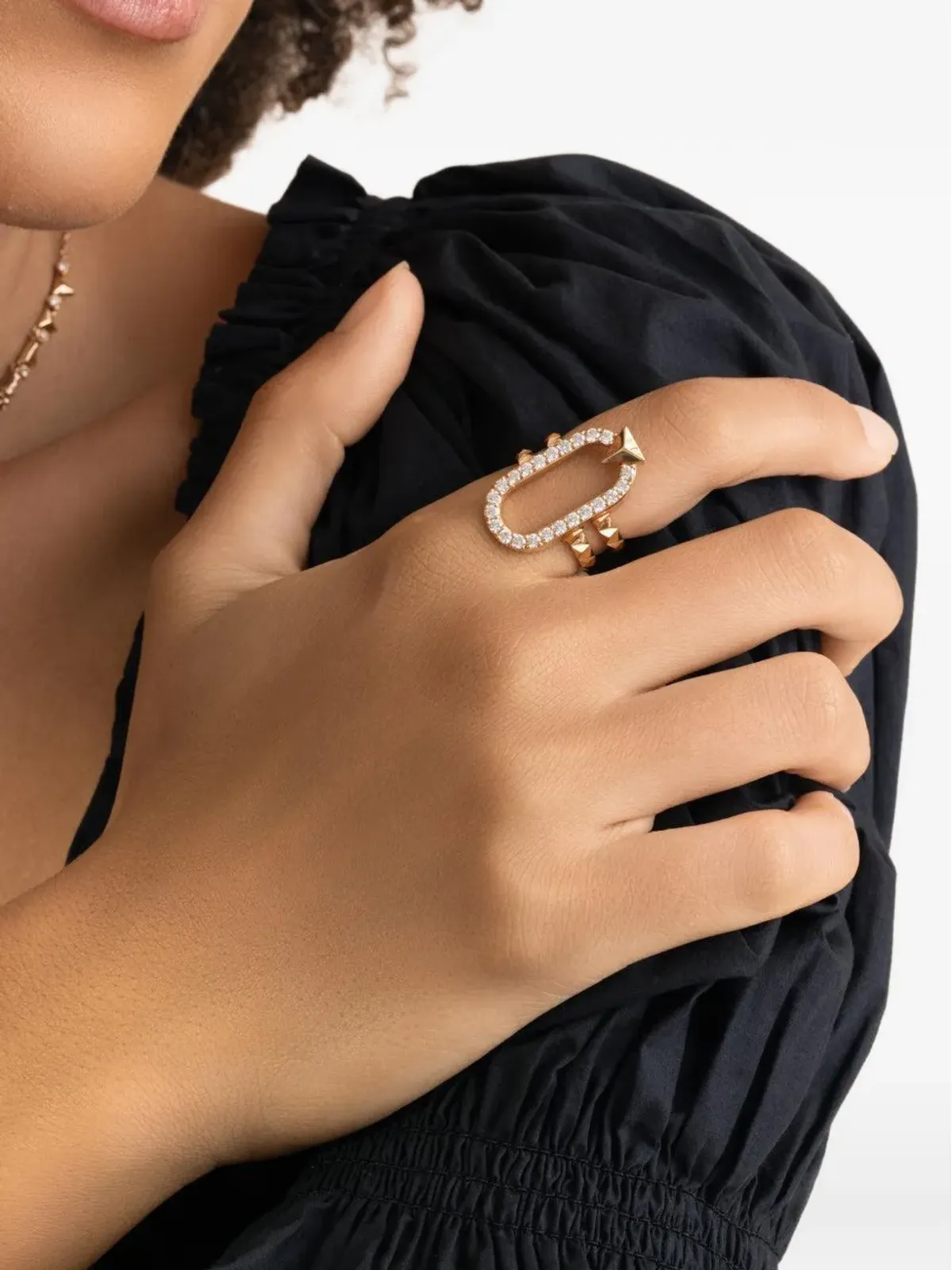 Alessa Jewelry エナジー ダイヤモンドリング ピンク - 画像4