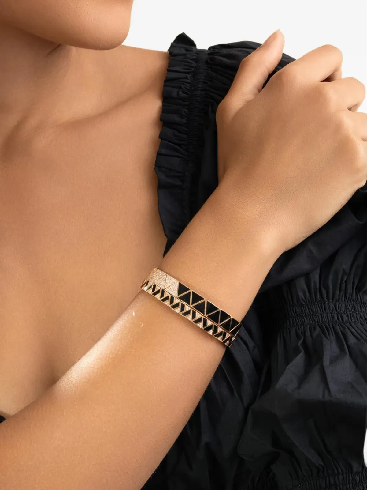 Alessa Jewelry エリクサー ダイヤモンド オニキス ブレスレット - 画像3