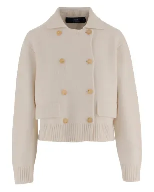 arch4 ダブルブレスト リブ編み ジャケット - サムネイル1