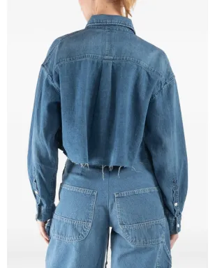 Greg Lauren ドローストリング・ワイドレッグパンツ - サムネイル4