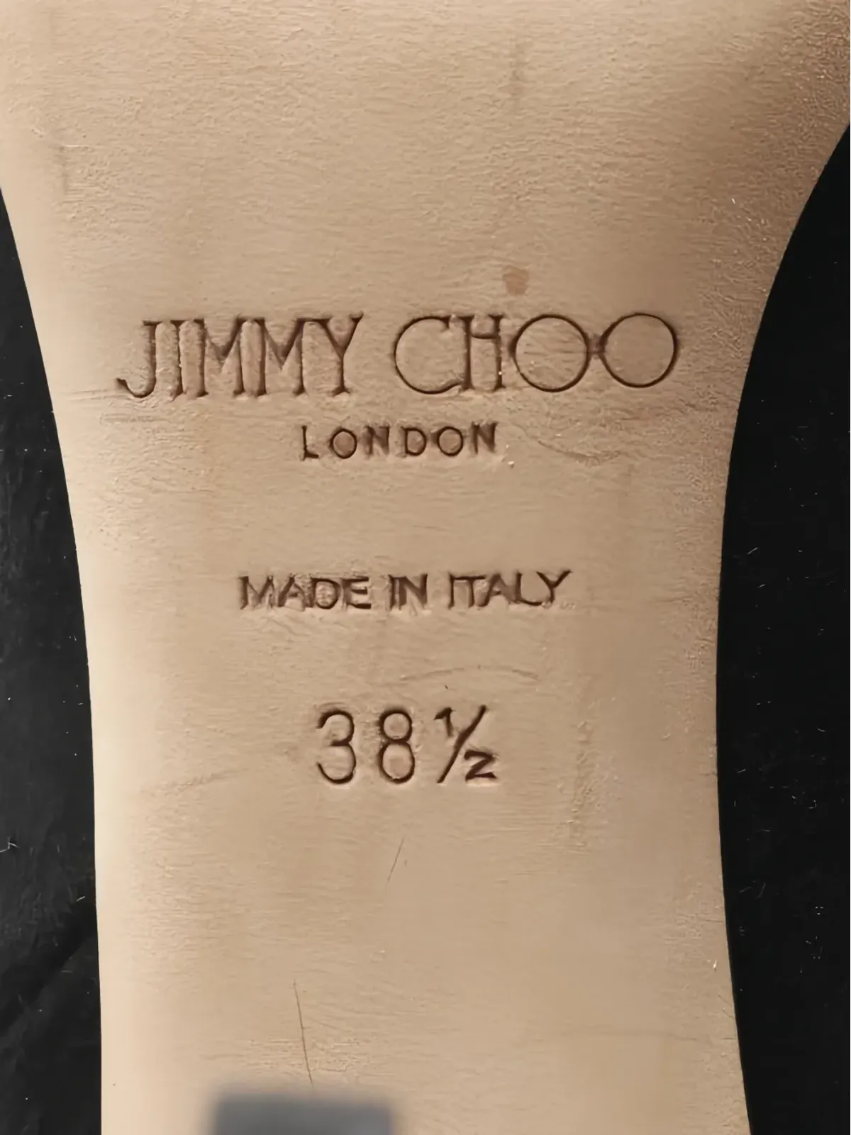 Jimmy Choo Pre-Owned 2000s rhinestone suede boots - Black - 画像5