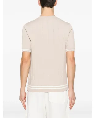 PANICALE リブ編みストライプTシャツ - サムネイル4