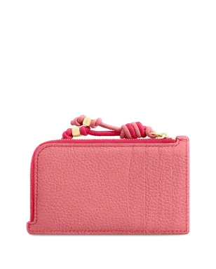 MAISON de SABRÉ ジップ付きシボレザーカードホルダー - ピンク - サムネイル2