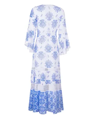 Temptation Positano Centa 花柄プリント レースのマキシドレス - サムネイル4