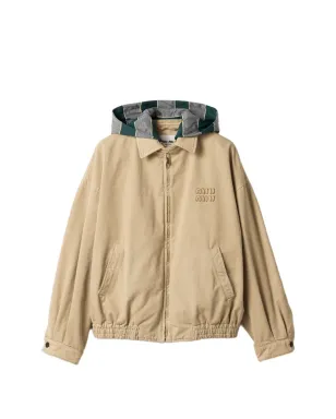 Miu Miu ジップアップ オーバーサイズ ジャケット - サムネイル1