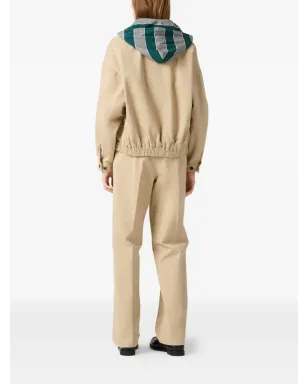 Miu Miu ジップアップ オーバーサイズ ジャケット - サムネイル4