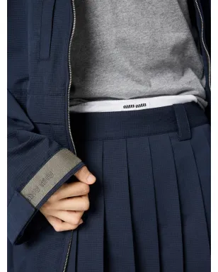 Miu Miu ドローストリングパーカコート - サムネイル5