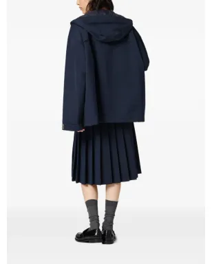 Miu Miu ドローストリングパーカコート - サムネイル3