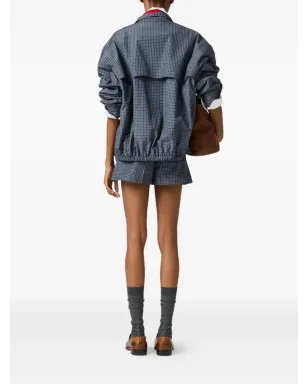Miu Miu チェック柄ミニスコート - サムネイル3