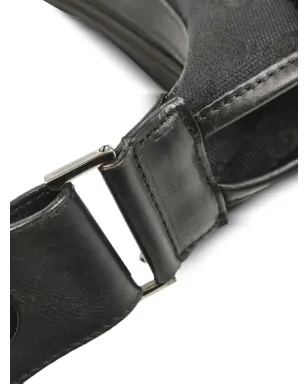 Gucci Pre-Owned 1990年代～2000年代初頭のGGキャンバスショルダーバッグ - ブラック - サムネイル5