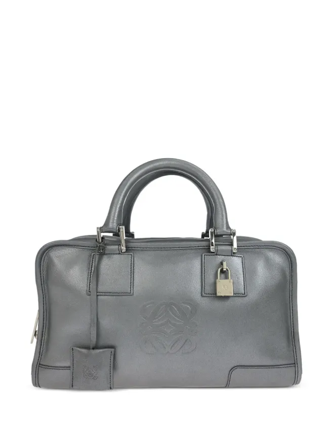 Loewe Pre-Owned Loewe Pre-Owned アマゾナ レザー トートバッグ - Silverの商品画像