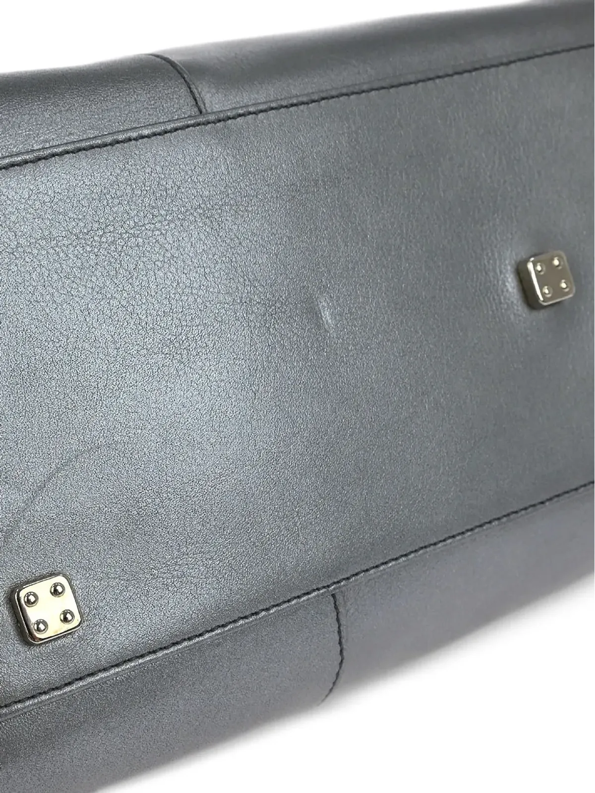 Loewe Pre-Owned アマゾナ レザー トートバッグ - Silver - 画像3