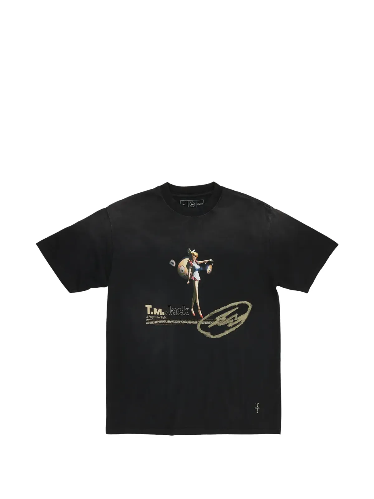 Travis Scott Cactus Jack × Fragment × Takashi Murakami 東京ジャック Tシャツ - 画像1