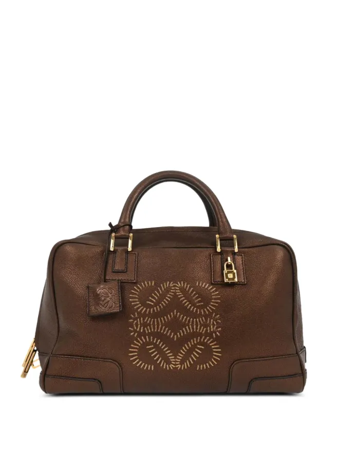 Loewe Pre-Owned Loewe Pre-Owned アマゾナ レザー トートバッグ - ブラウンの商品画像