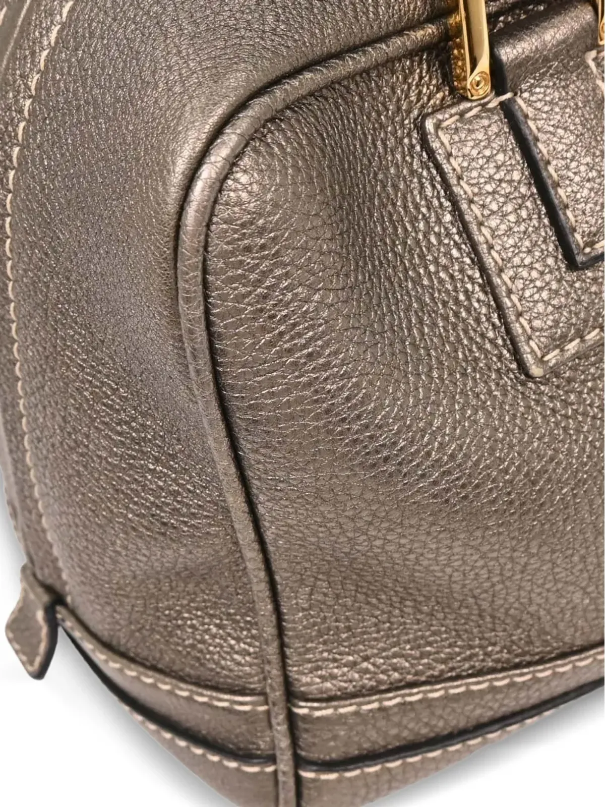 Loewe Pre-Owned アマゾナ レザー トートバッグ - 画像4