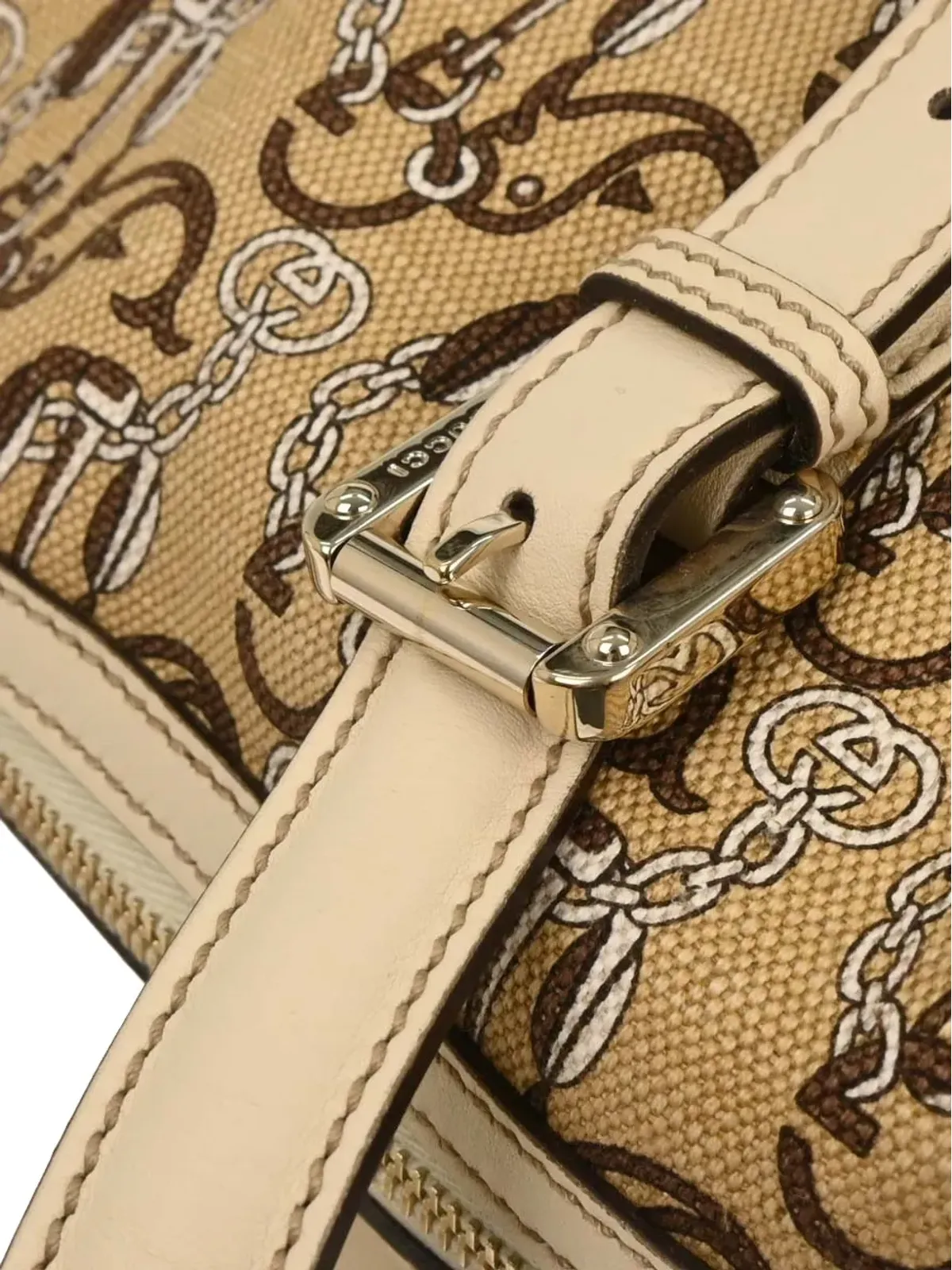 Gucci Pre-Owned インターロッキングGGキャンバス ショルダーバッグ - 画像5