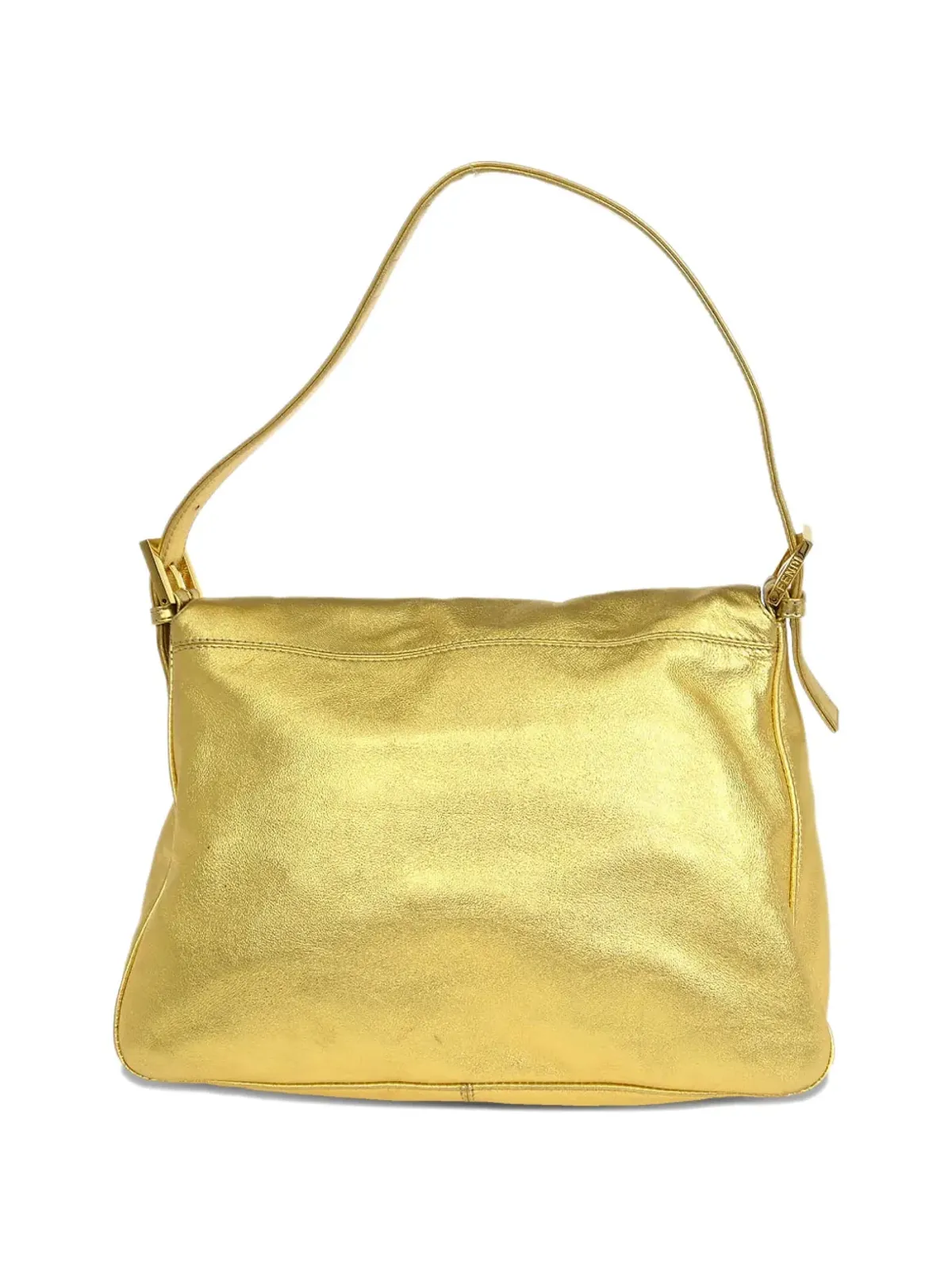 Fendi Pre-Owned 2009 Mamma Baguette ショルダーバッグ（ゴールド） - 画像2