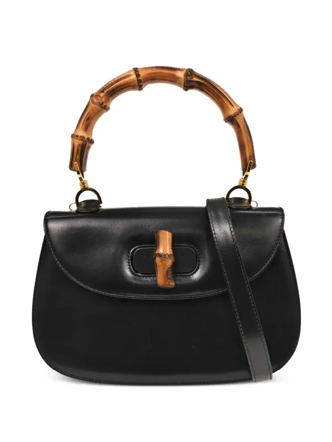 Gucci Pre-Owned Gucci ビンテージ バンブー1947 ショルダーバッグ ブラックの商品画像
