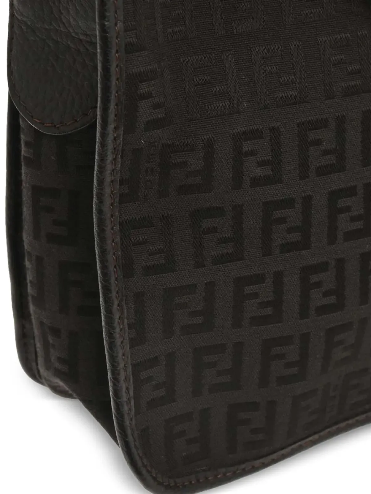 Fendi ズッキーノ キャンバス ショルダーバッグ ビンテージ - 画像3