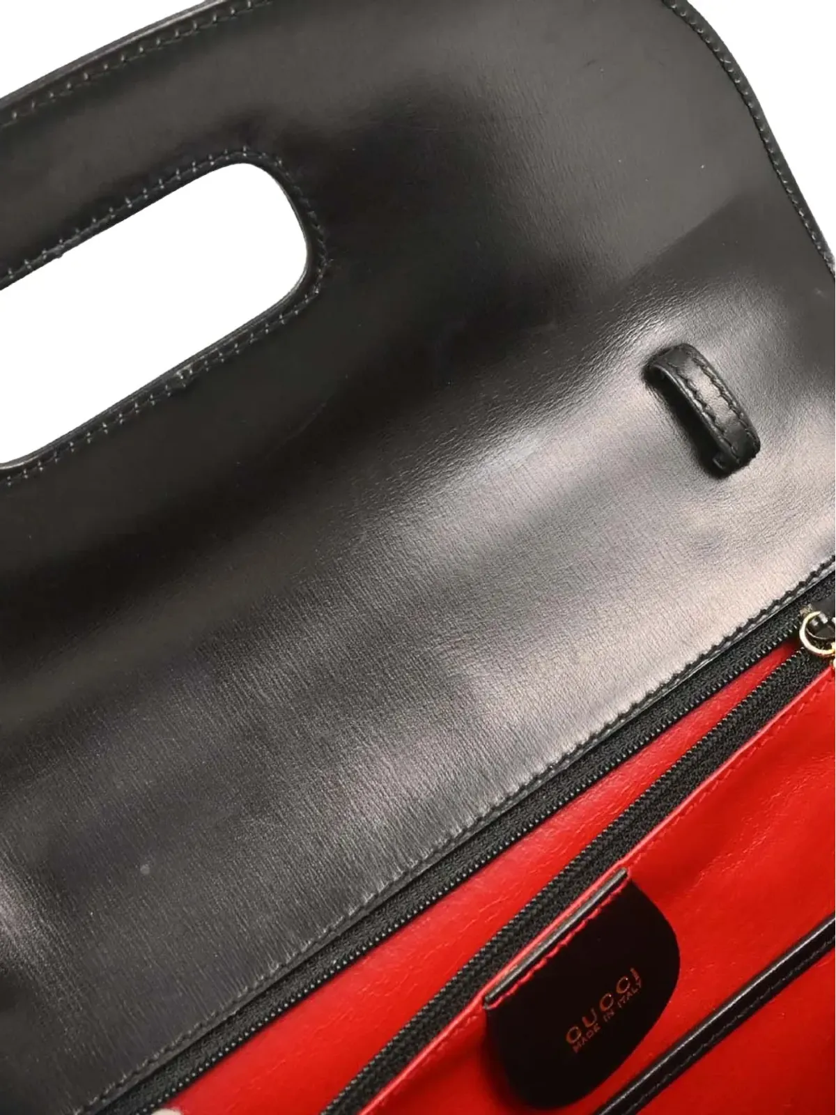 Gucci Pre-Owned バンブー1947 レザーショルダーバッグ - 画像5
