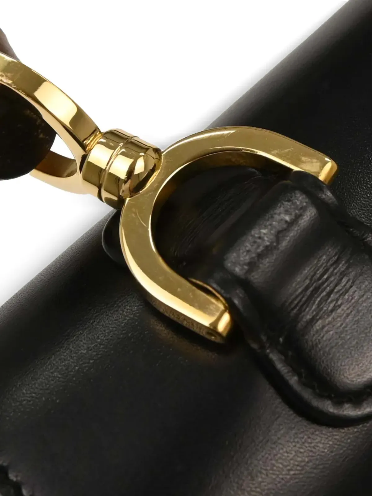 Gucci Pre-Owned バンブー1947 レザーショルダーバッグ - 画像3