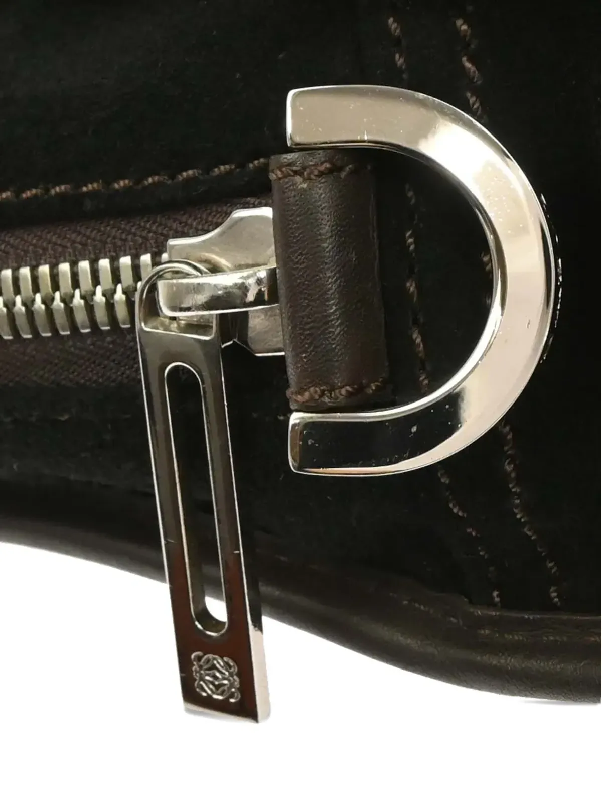 Loewe ビンテージ Amazona トートバッグ ブラック - 画像4