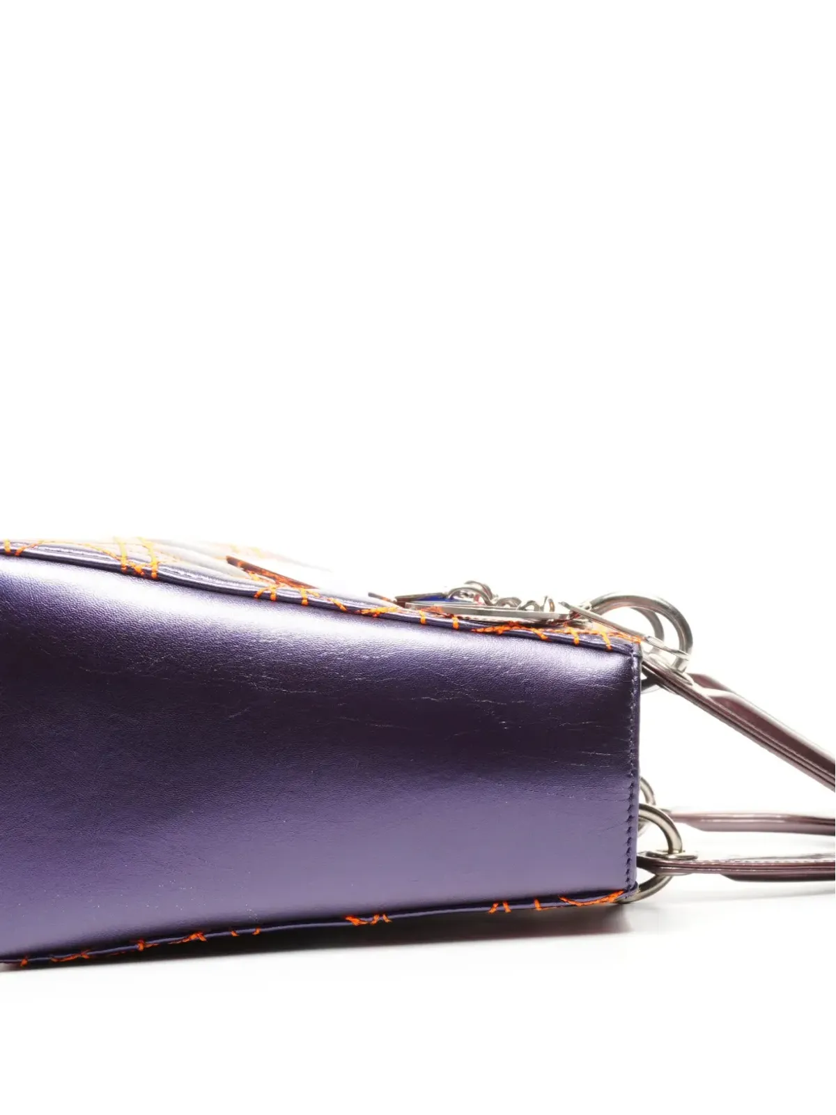 Christian Dior Pre-Owned 2011 レディ・ディオール キルテッドレザー クロスボディバッグ - パープル - 画像5