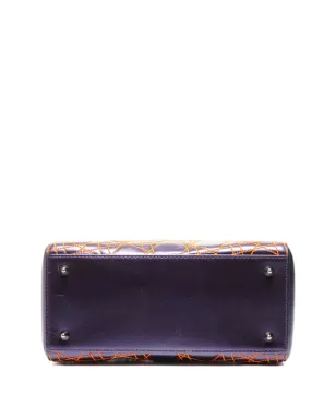 Christian Dior Pre-Owned 2011 レディ・ディオール キルテッドレザー クロスボディバッグ - パープル - サムネイル3