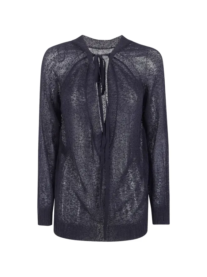 Ann Demeulemeester Ann Demeulemeester タイネックセーターの商品画像