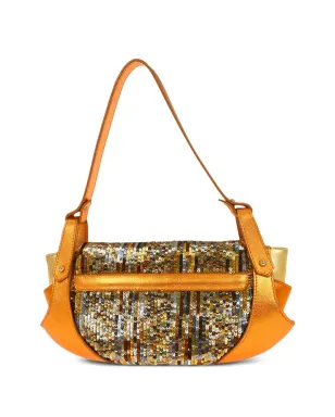 Fendi Pre-Owned 2005 メタリックスパンコール トートバッグ オレンジ - サムネイル2