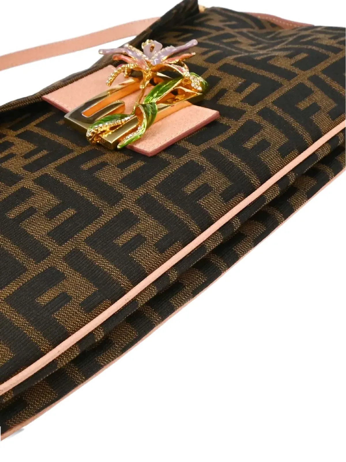 Fendi Pre-Owned Zucca handbag - Brown - 画像4