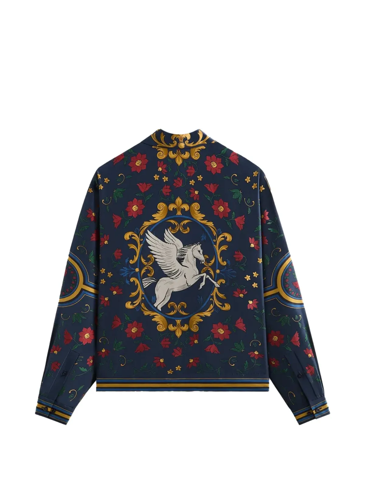KITH コナー フローラル ジャケット ブルー - 画像2