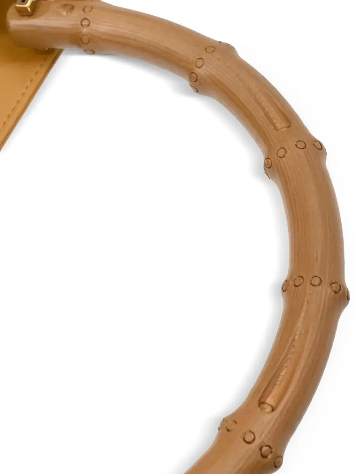 Gucci Pre-Owned バンブーレザーショルダーバッグ - 画像5